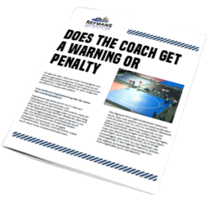 DOES THE COACH GET A WARNING OR PENALTY